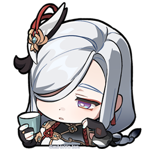 申鶴「お茶を飲む」