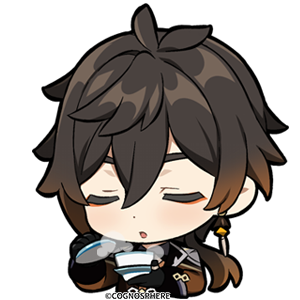 鍾離「お茶を飲む」