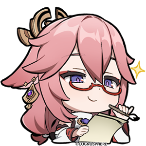 八重神子「仕事中」