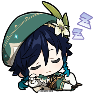 ウェンティ「ぐっすり眠る」