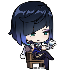 夜蘭「お茶を飲む」