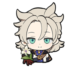 アルベド「花を贈る」