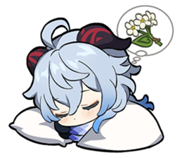 甘雨「居眠り」