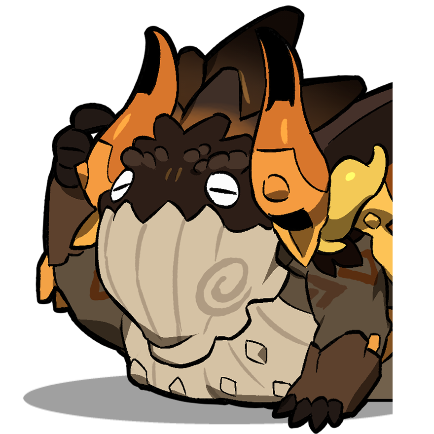 若陀龍王「頭をかく」