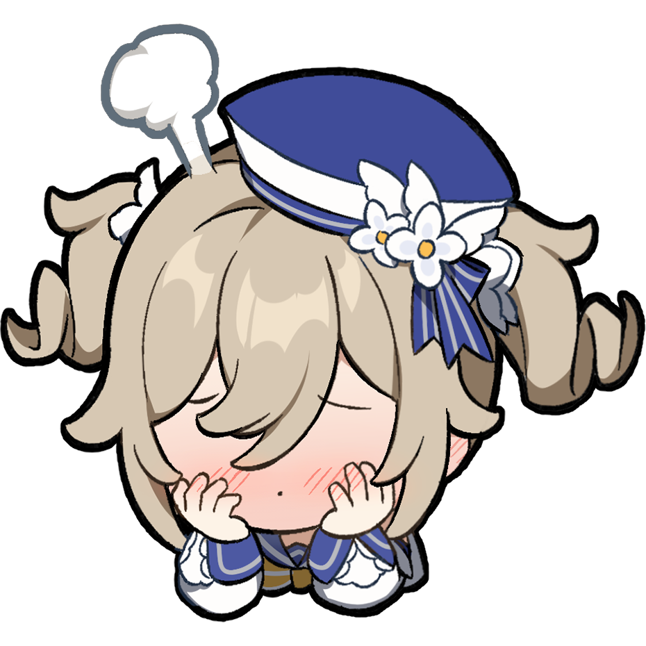 バーバラ「照れる」