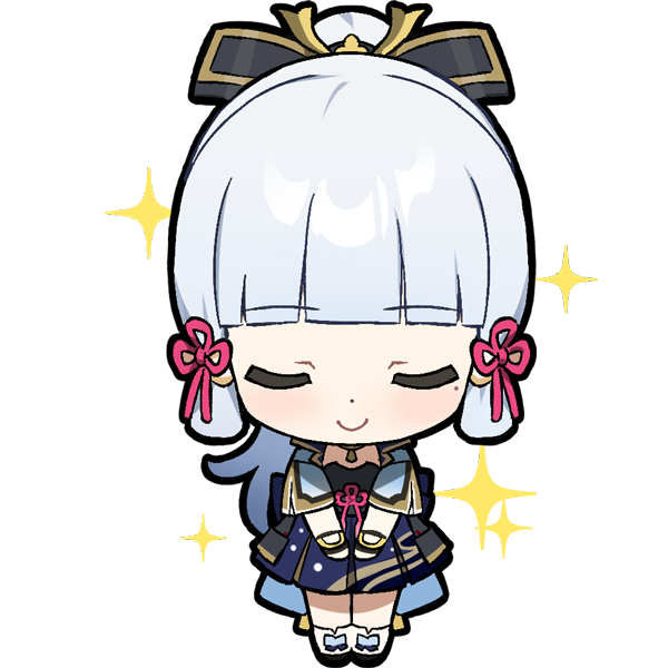 神里綾華「礼をする」