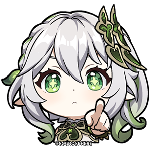 ナヒーダ「指をさす」